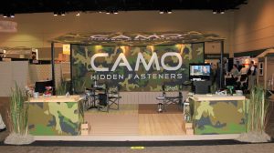custom tradeshow display with awning
