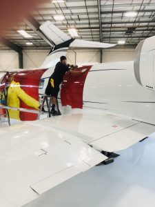 Vehicle Decals JET 1 jet wrap full service sign company client 225x300