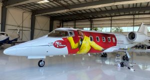 Long Beach Vinyl Wraps JET 3 jet wrap plane wrap client 300x160